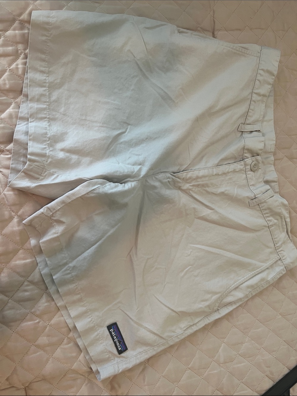 Patagonia Mens Light Beige Outdoor Shorts